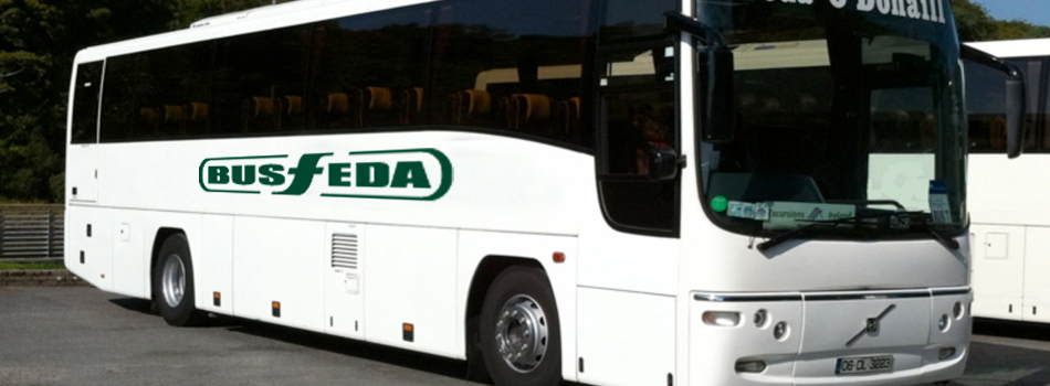 Luxury coaches on daily bus services and available for hire from BusFeda, County Donegal, Ireland